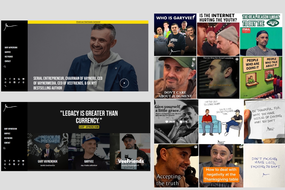 Gary Vaynerchuk Personal branding on social media