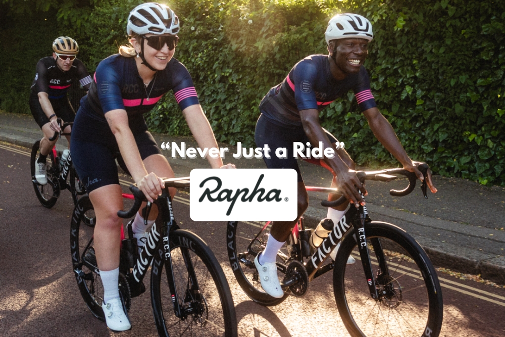 Rapha cyclists