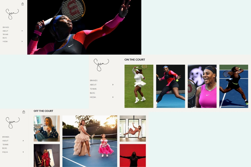  Serena Williams athlete barnding