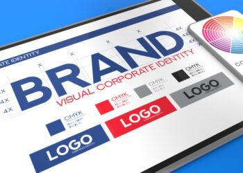 Corporate visual branding concept