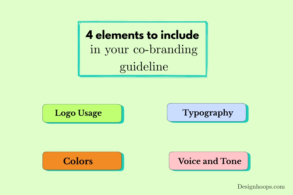 4 elements to include in your co-branding guideline