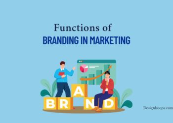 Functions of branding in a marketing-brand team developing a branding strategy illustration.