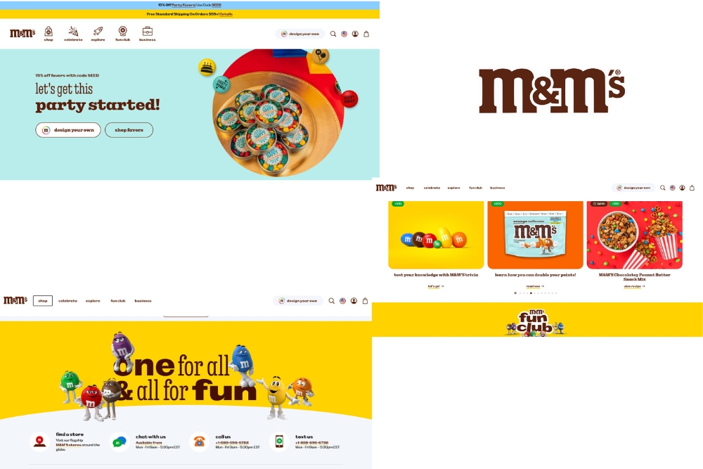 M&M product branding strategy