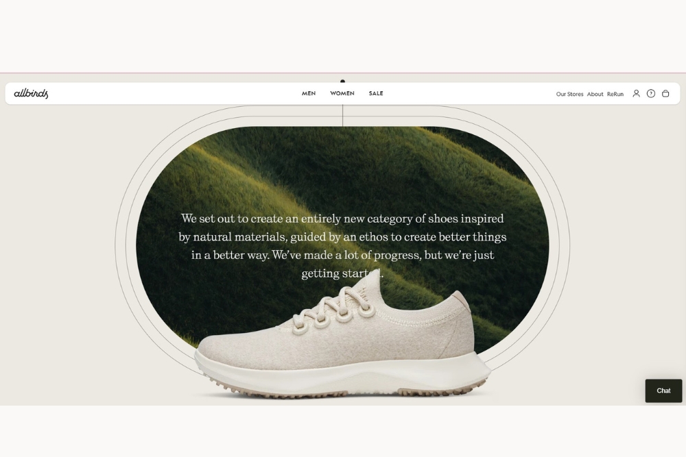 Allbirds brand message