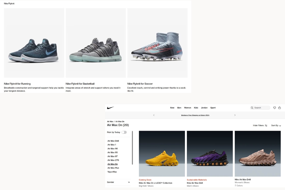 Nike brand positioning strategy: Innovative technology shoes