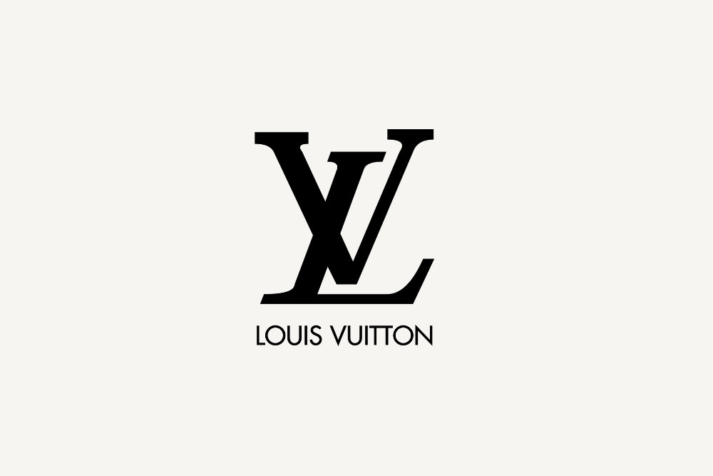 Louis Vuitton luxury brand name logo