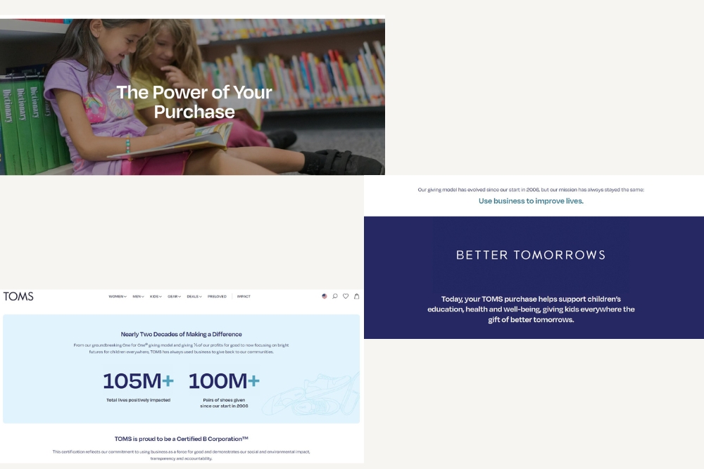 TOMS branding and ethics example